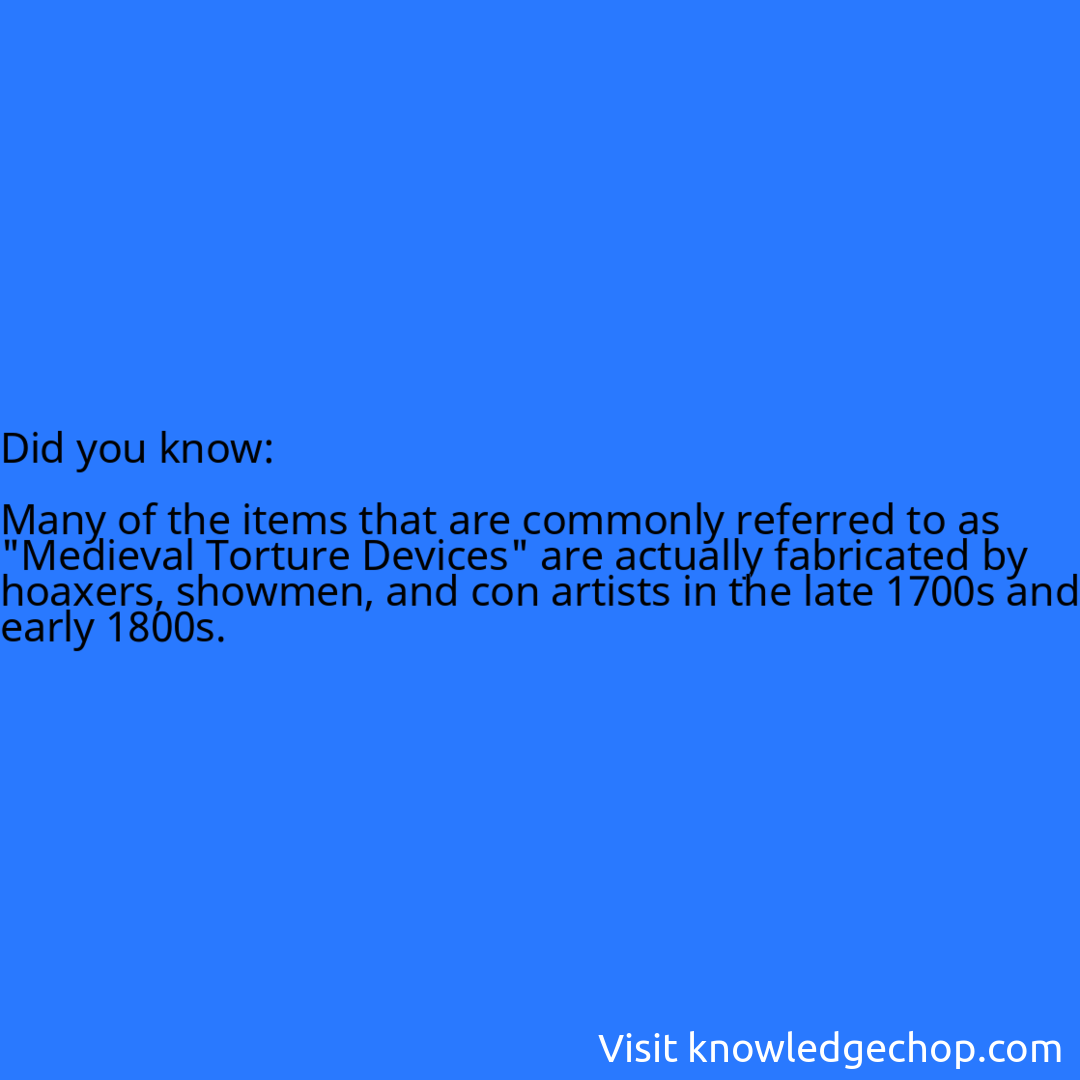   Many of the items that are commonly referred to as 