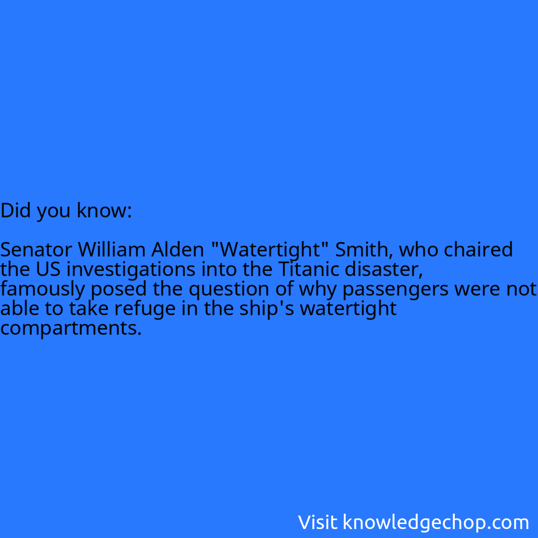   Senator William Alden 