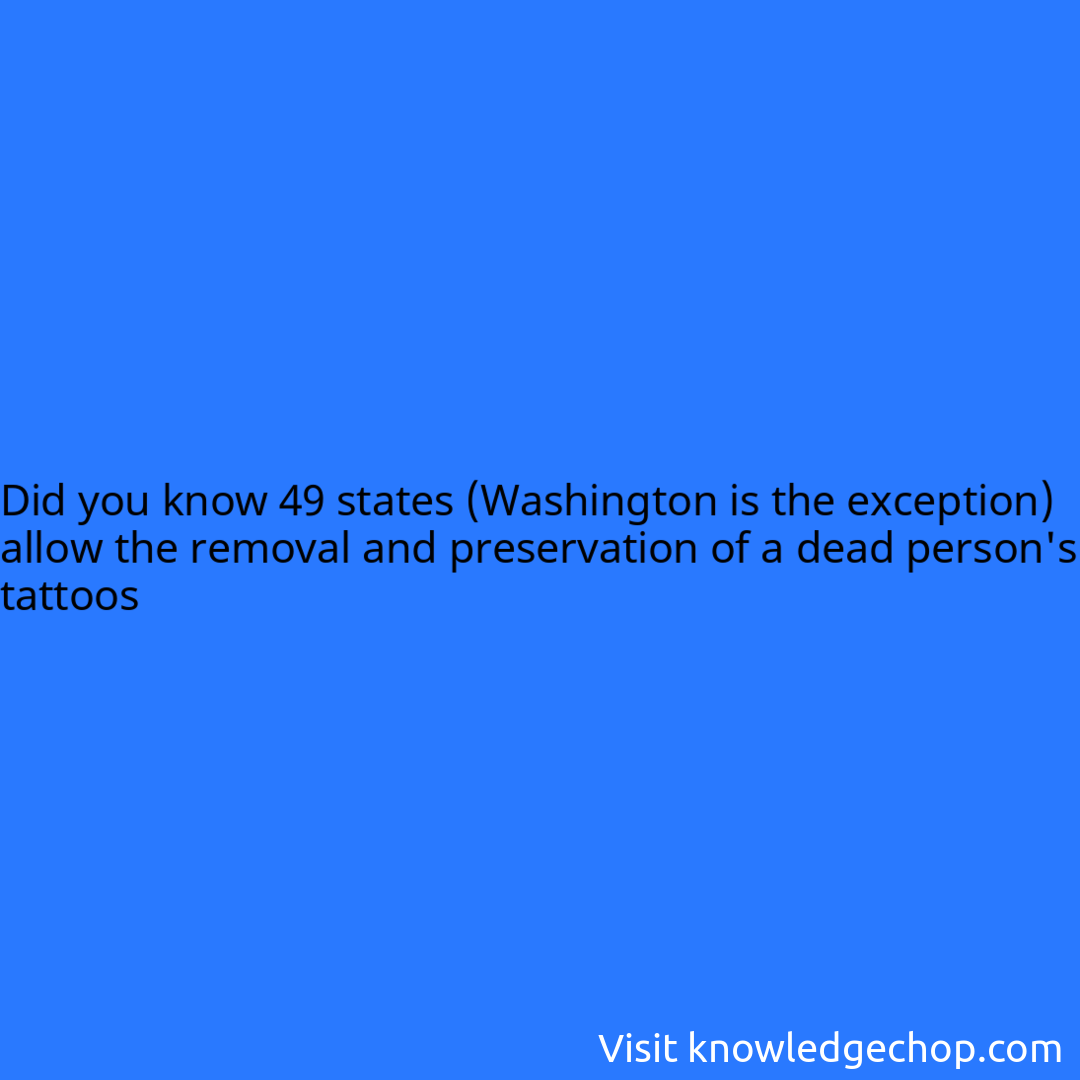 49 states washington is the exception allow the removal and