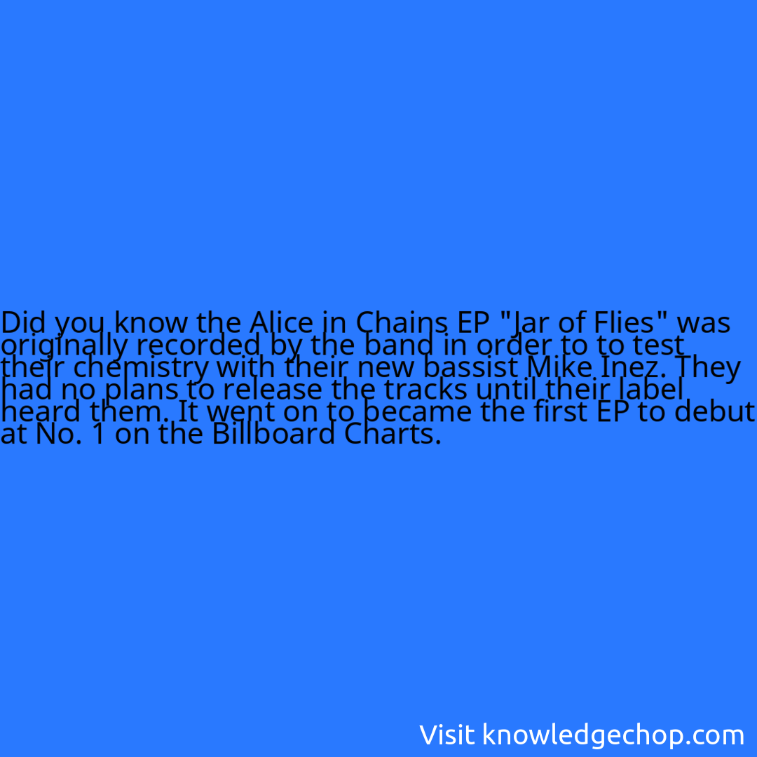 the Alice in Chains EP 